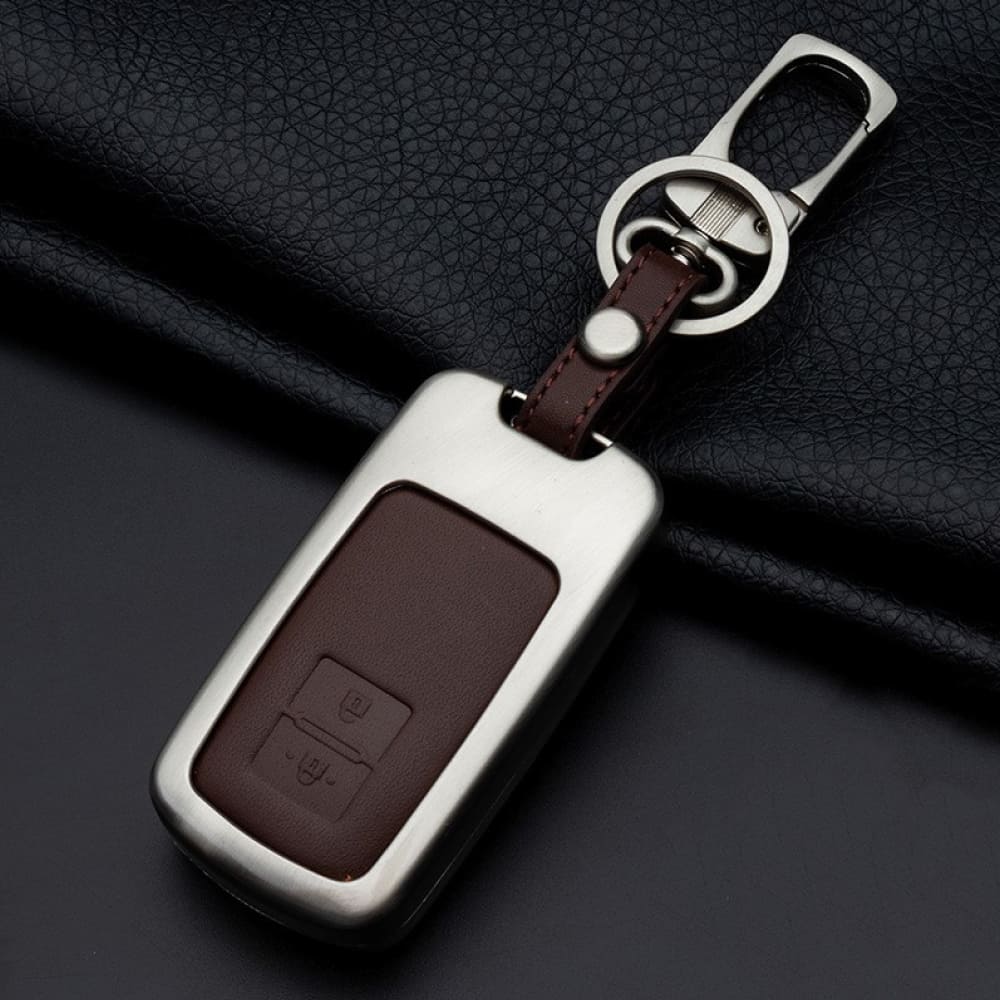 【トヨタ】レザーメタリックスマートキーケース〔Cタイプ〕