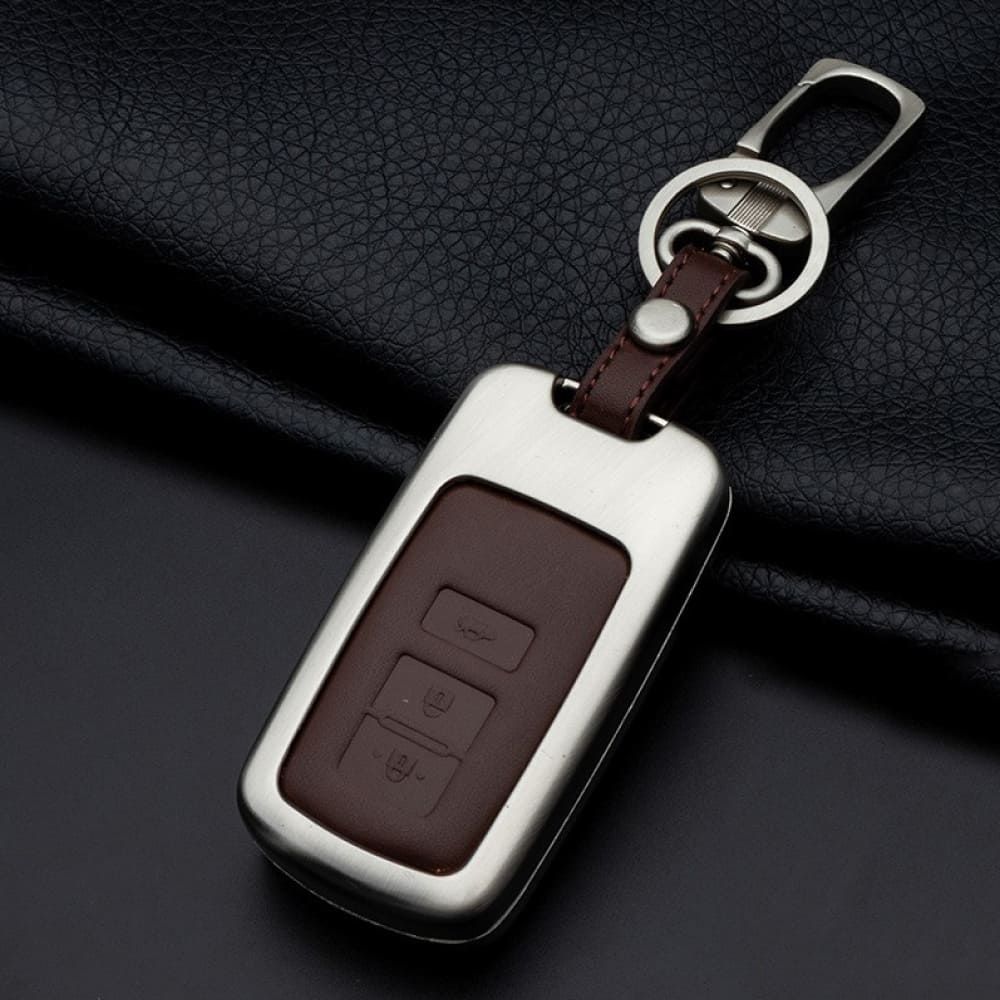 【トヨタ】レザーメタリックスマートキーケース〔Cタイプ〕