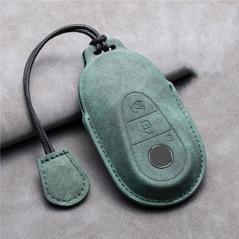 【ベンツ】スエードストラップ付きスマートキーケース〔Aタイプ〕