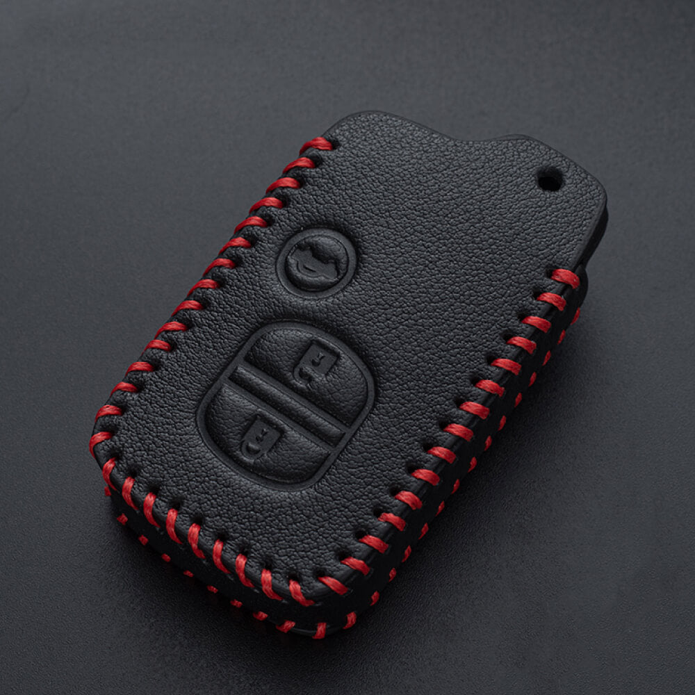 【スバル】ステッチデザインレザースマートキーケース〔Cタイプ〕