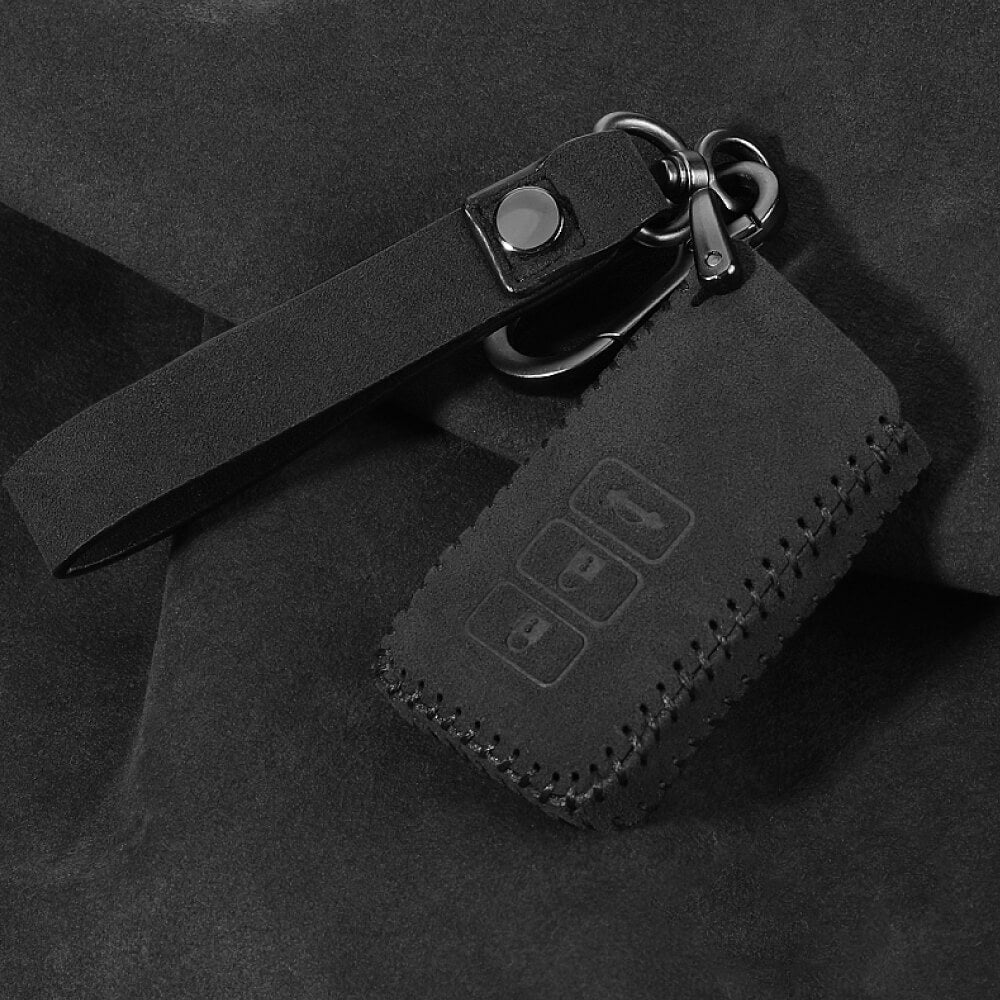 【レクサス】ストラップ付きスウェードスマートキーケース 〔Bタイプ〕