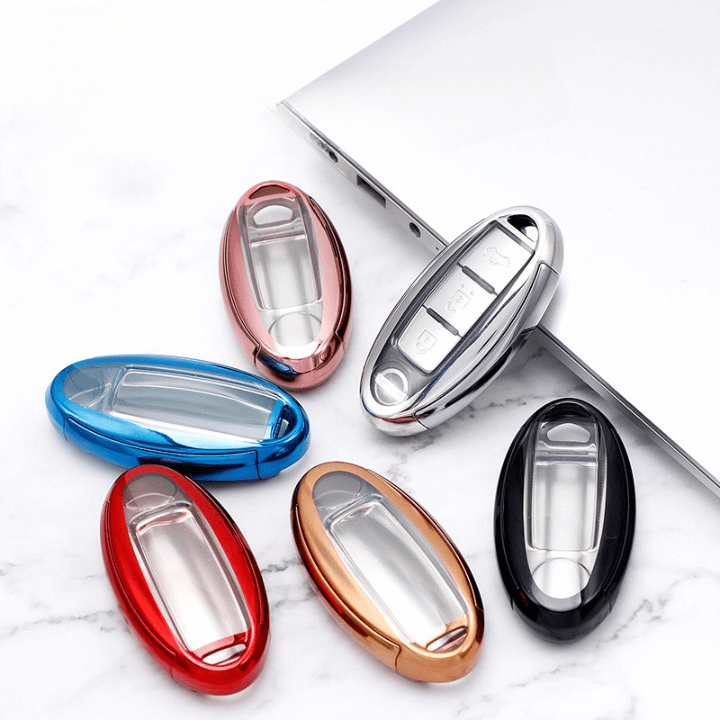 【日産】編み込みストラップ付きシャープデザインキーケース〔Aタイプ〕