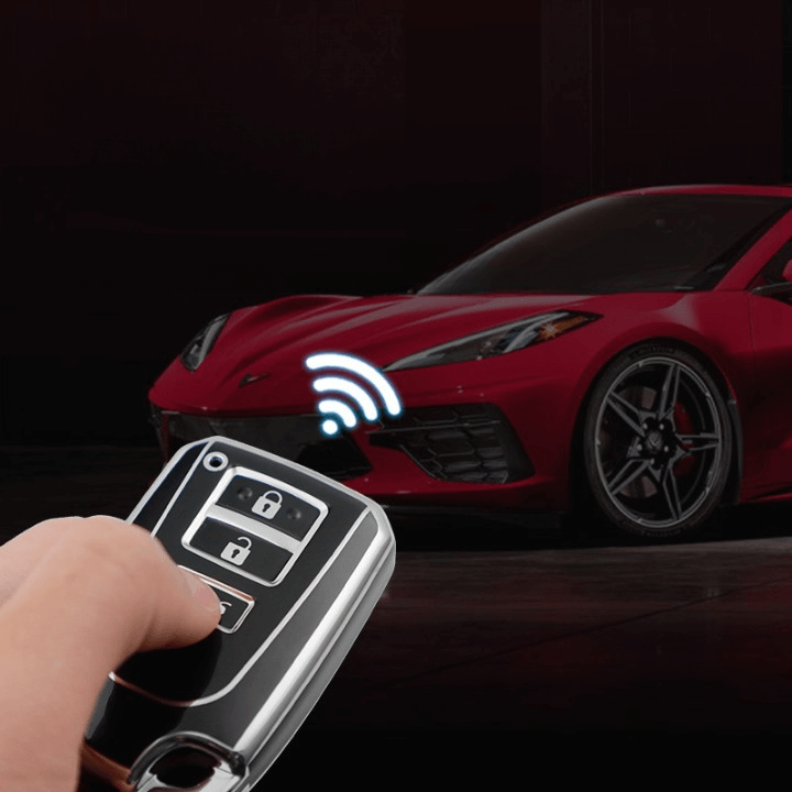 【トヨタ】シンプルモノクロスマートキーケース【ハイエース】