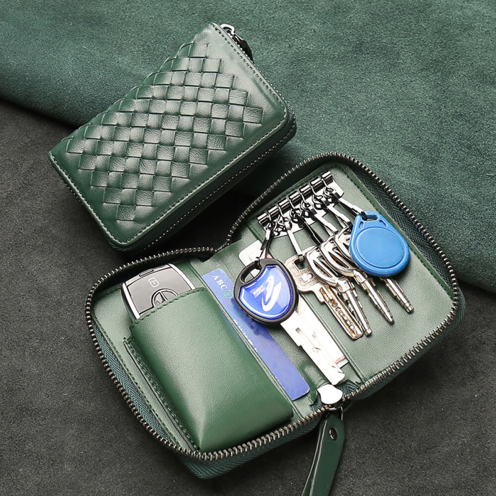 【全車種】カード収納レザースマートキーケース