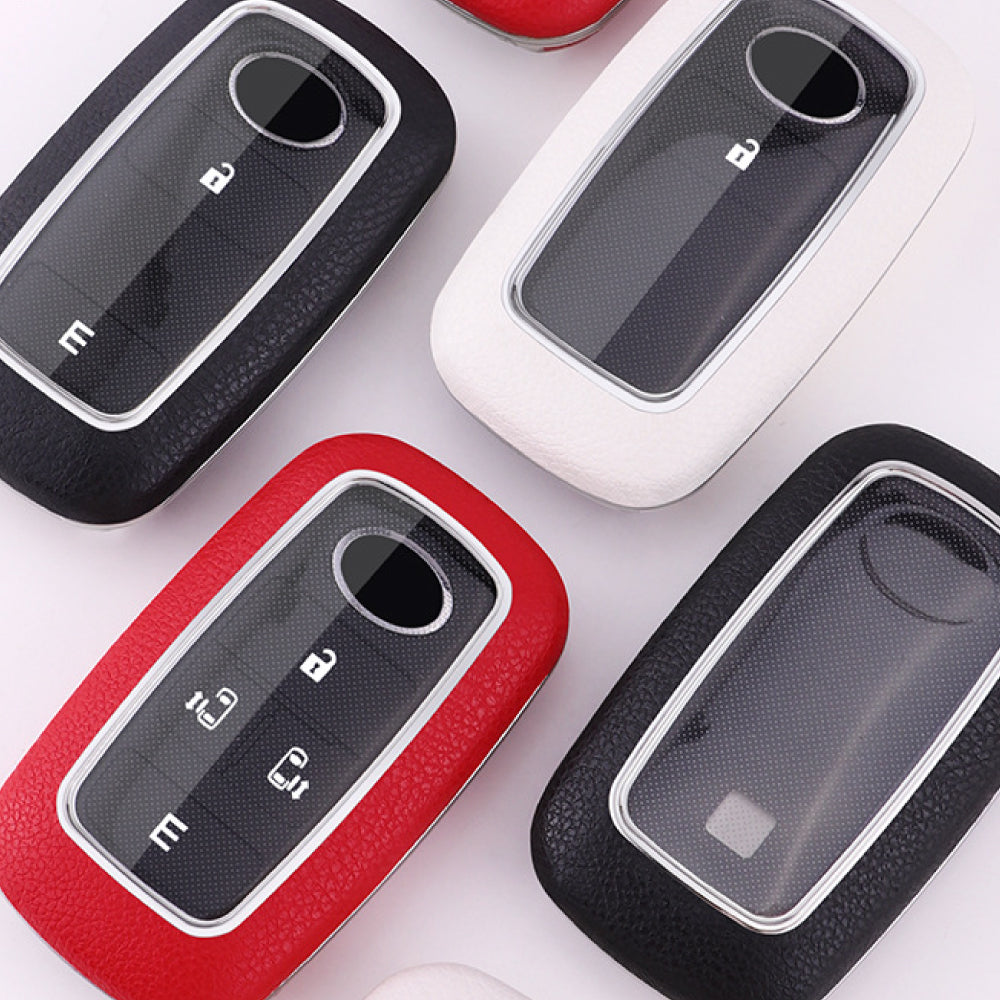 【ダイハツ】 窓付きレザースマートキーケース〔Cタイプ〕