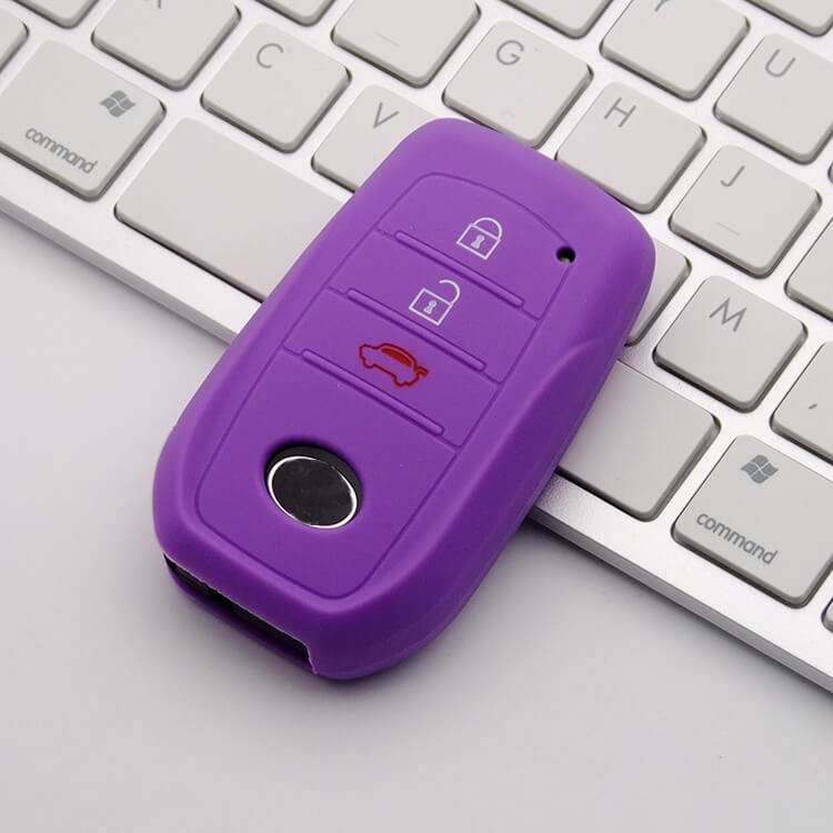 【トヨタ】ミニマルデザインシリコンスマートキーケース〔Eタイプ〕