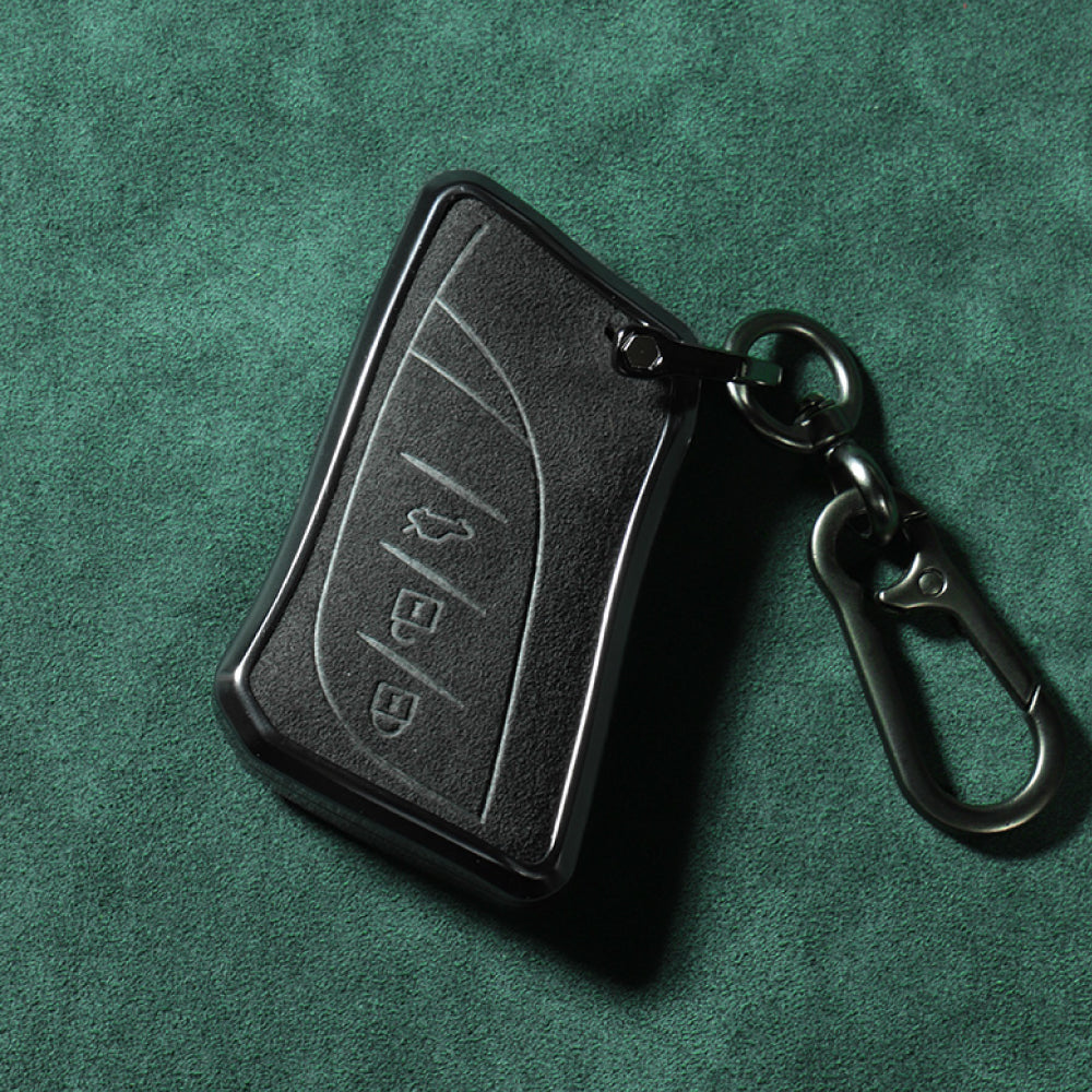 【レクサス】バックル付きスウェードキーケース〔Aタイプ〕