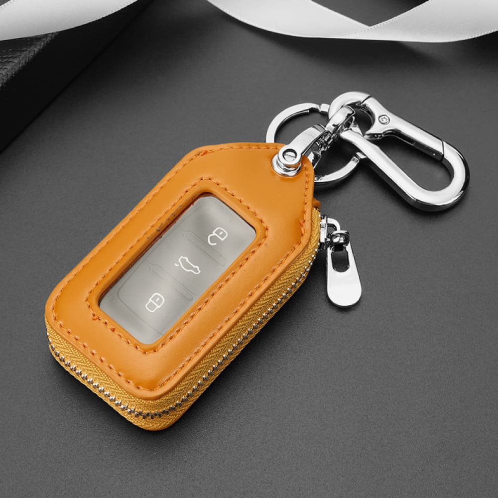 【全車種】フルカバージッパーレザーキーケース