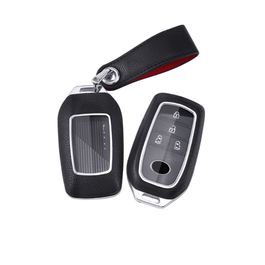 【トヨタ】窓付きレザーカバースマートキーケース〔Eタイプ〕