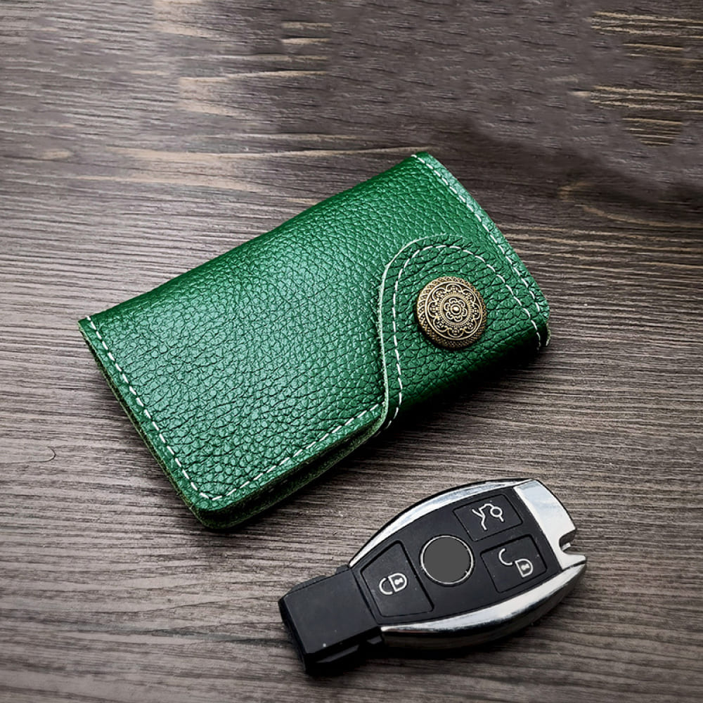 【全車種】レトロモダンレザースマートキーケース