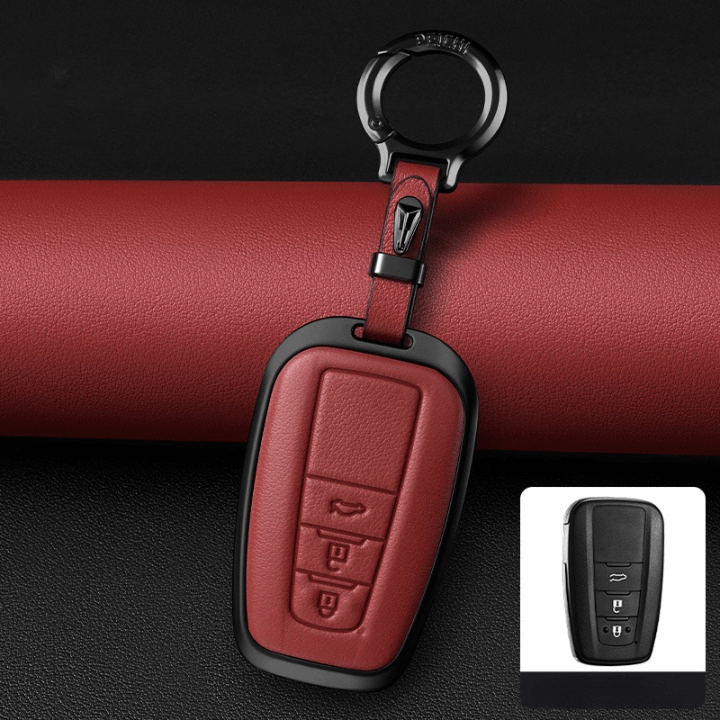 【トヨタ】キーフィットレザースマートキーケース〔Fタイプ〕