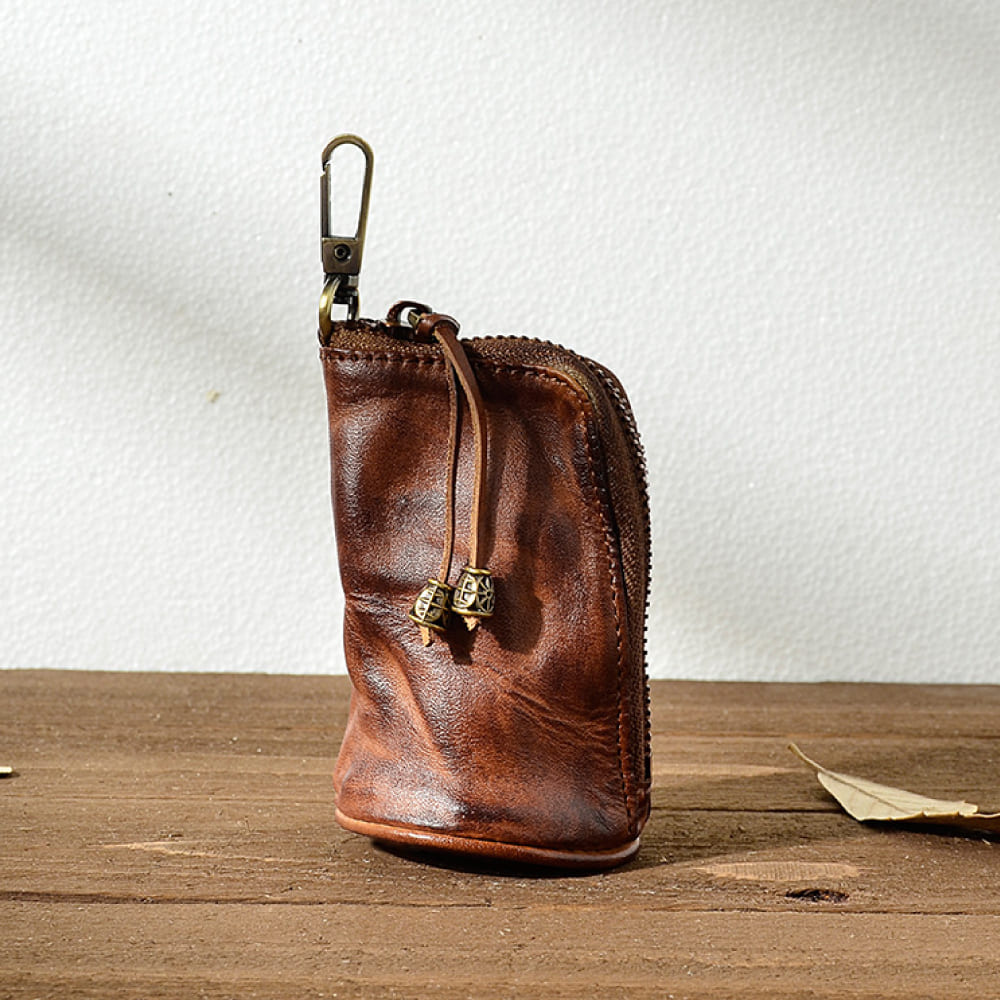 【全車種】レザーマルチ収納スマートキーケース