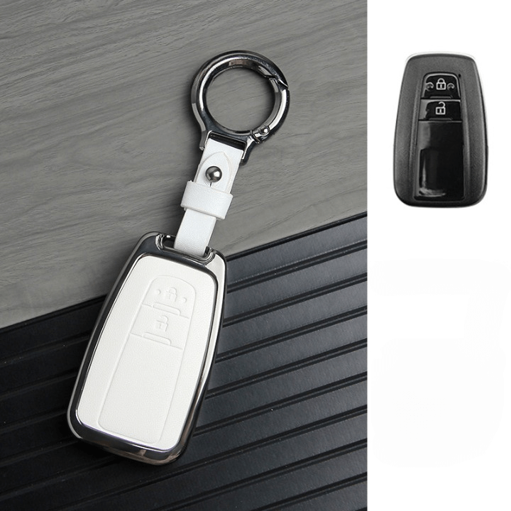 NEW【トヨタ】ウッドデザインレザースマートキーケース〔Fタイプ〕