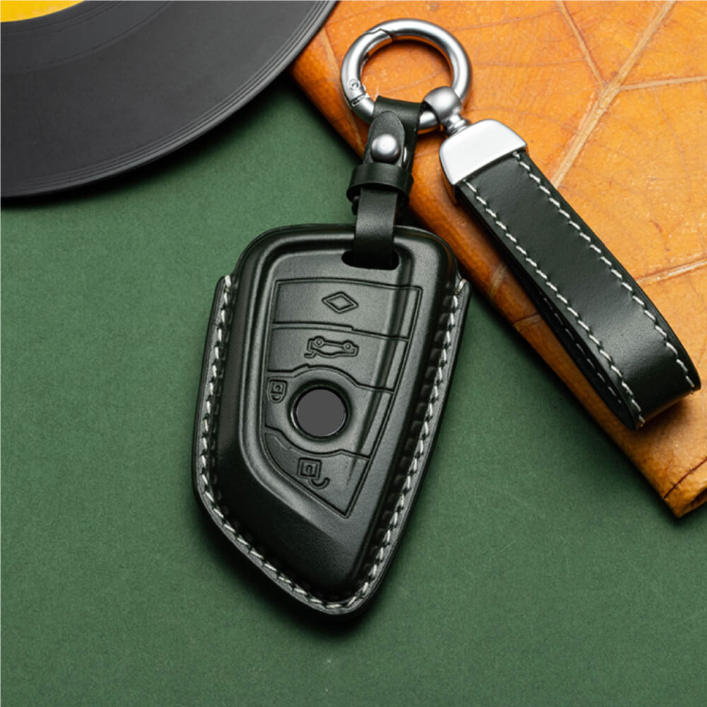 【BMW】ストラップ付きレザーキーケース〔Aタイプ〕