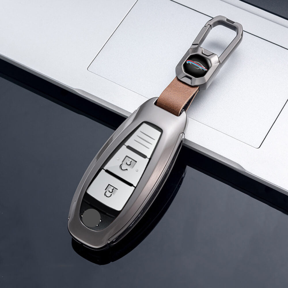 【スズキ】バックル付きメタリックスマートキーケース〔Cタイプ〕