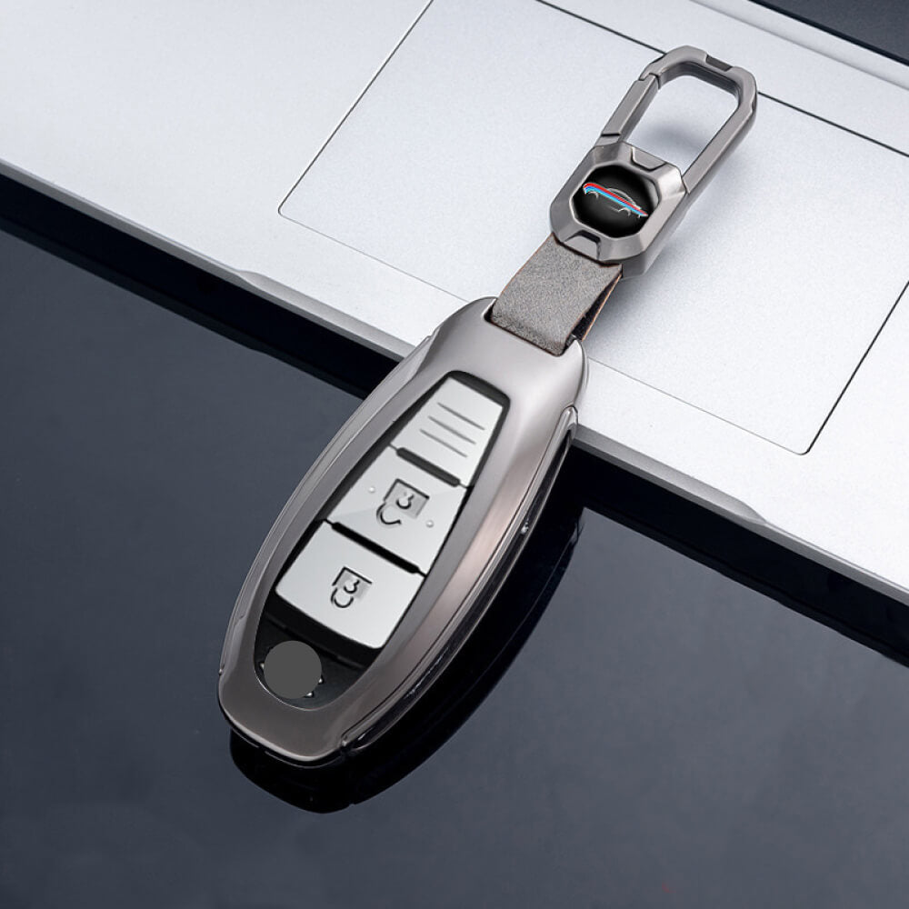 【スズキ】バックル付きメタリックスマートキーケース〔Cタイプ〕