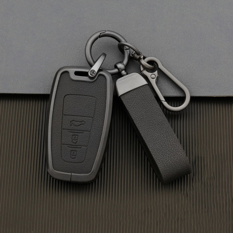 【トヨタ】レザーストラップスマートキーケース〔Fタイプ〕