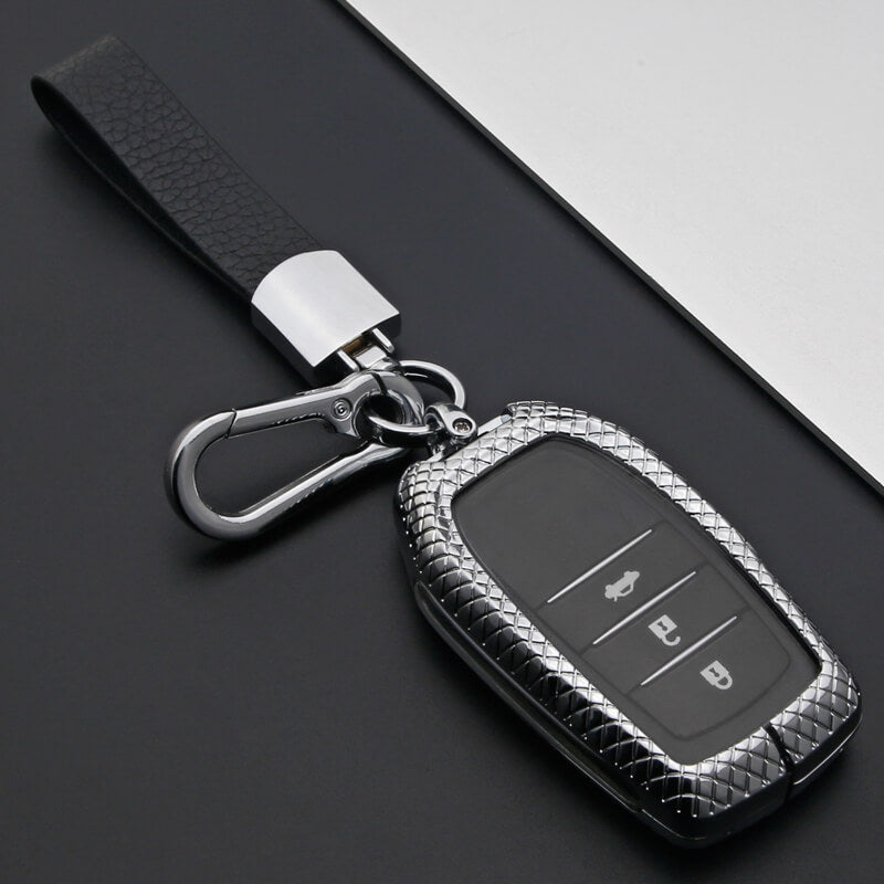 【トヨタ】ダークグレインシェルスマートキーケース〔Eタイプ〕