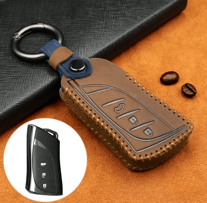 NEW【レクサス】ナチュラルステッチレザーキーケース 〔Aタイプ〕