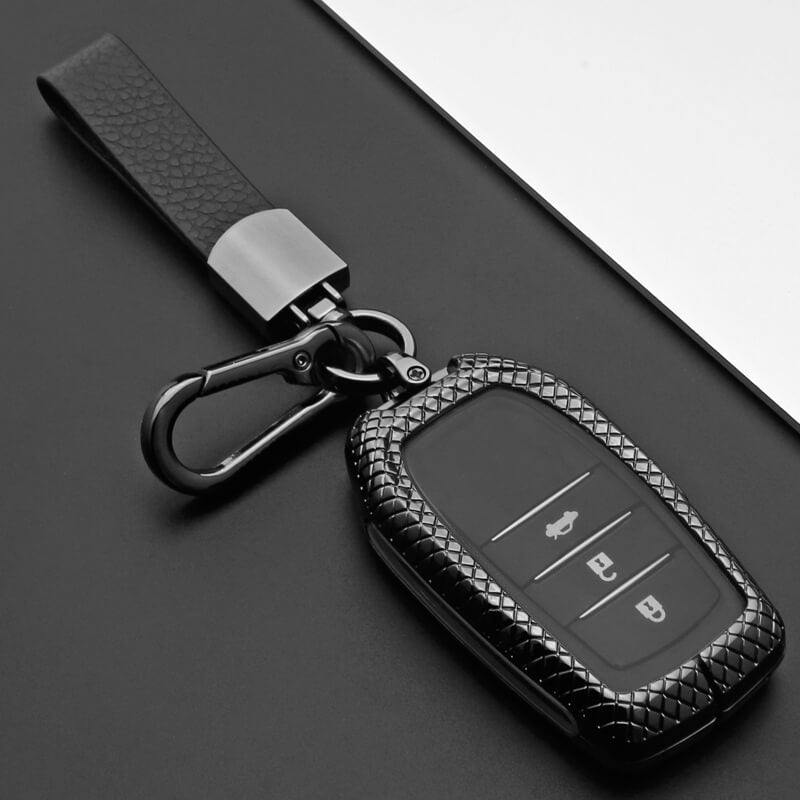 【トヨタ】ダークグレインシェルスマートキーケース〔Eタイプ〕