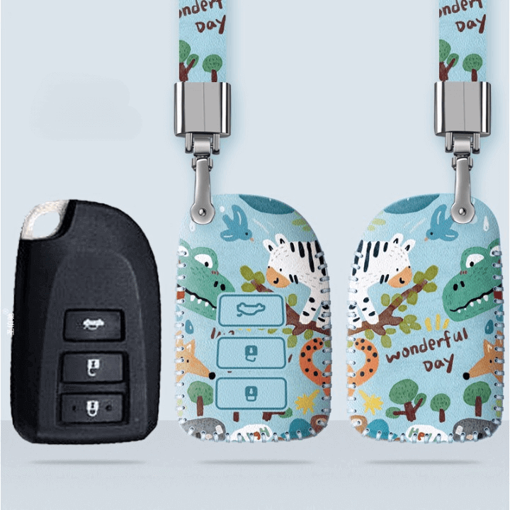 【トヨタ】デフォルメアニマルキーケース【ハイエース】