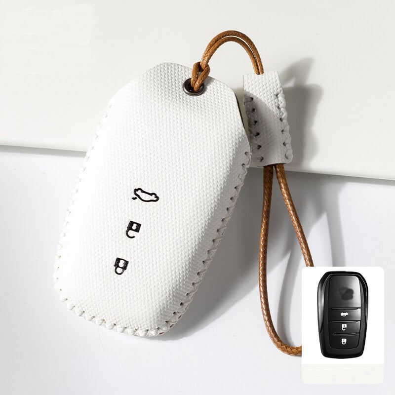 NEW【トヨタ】カラフルステッチレザーキーケース〔Eタイプ〕