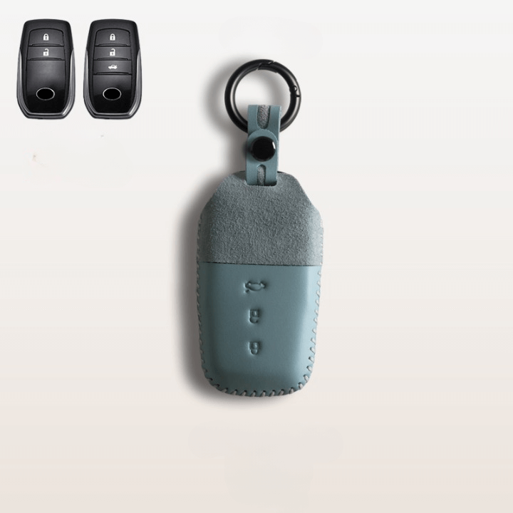 【トヨタ】ツートンカラーレザースマートキーケース〔Eタイプ〕