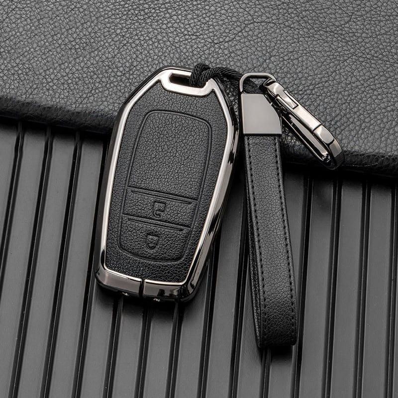 【トヨタ】レザーメタリックスマートキーケース〔Eタイプ〕