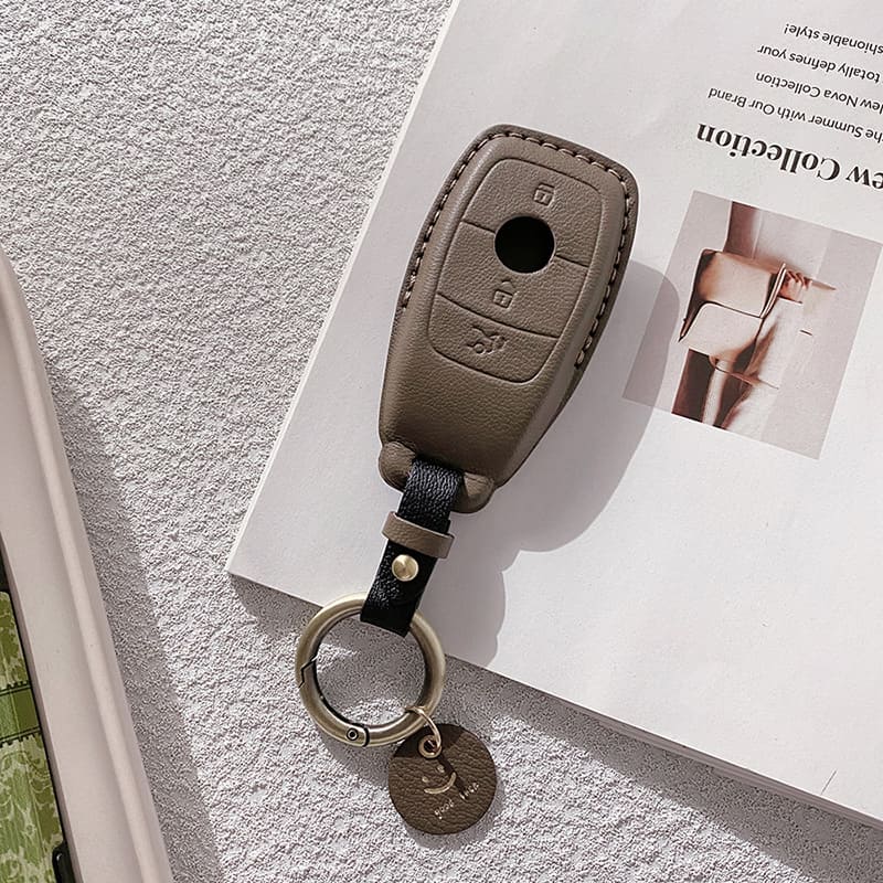 【ベンツ】くすみカラーレザースマートキーケース〔Bタイプ〕