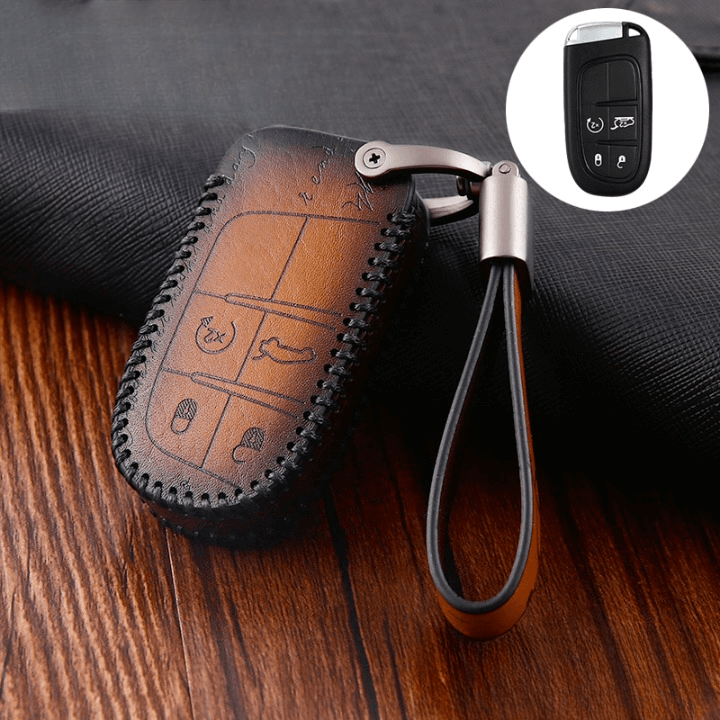 NEW【スズキ】ヴィンテージレザースマートキーケース〔Jeep〕