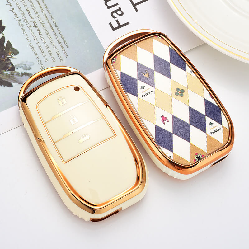 【トヨタ】TPUトランプ柄スマートキーケース〔Eタイプ〕