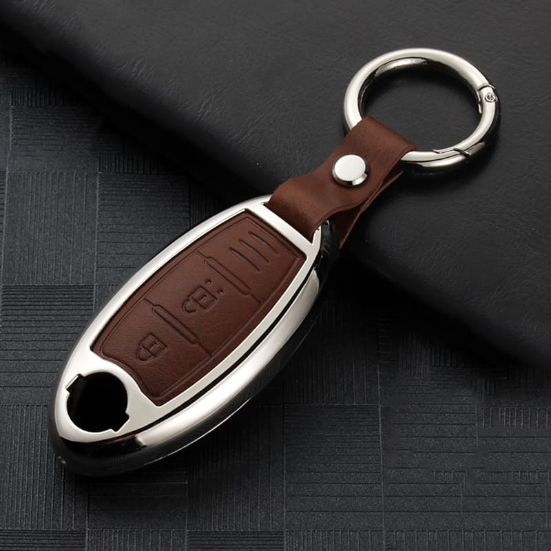 【日産】 メタリックレザースマートキーケース〔Aタイプ〕