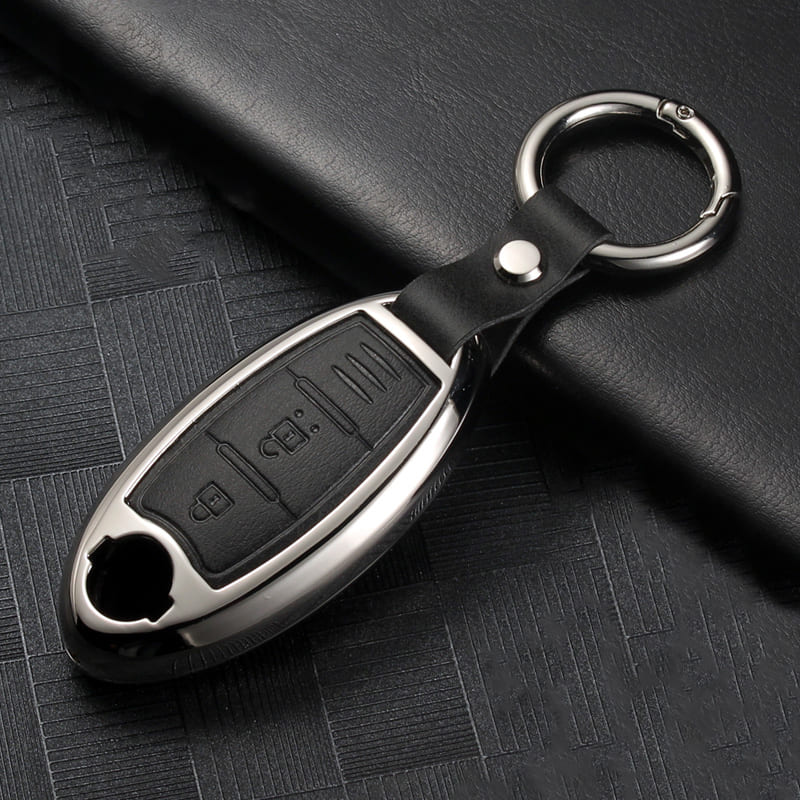 【日産】 メタリックレザースマートキーケース〔Aタイプ〕