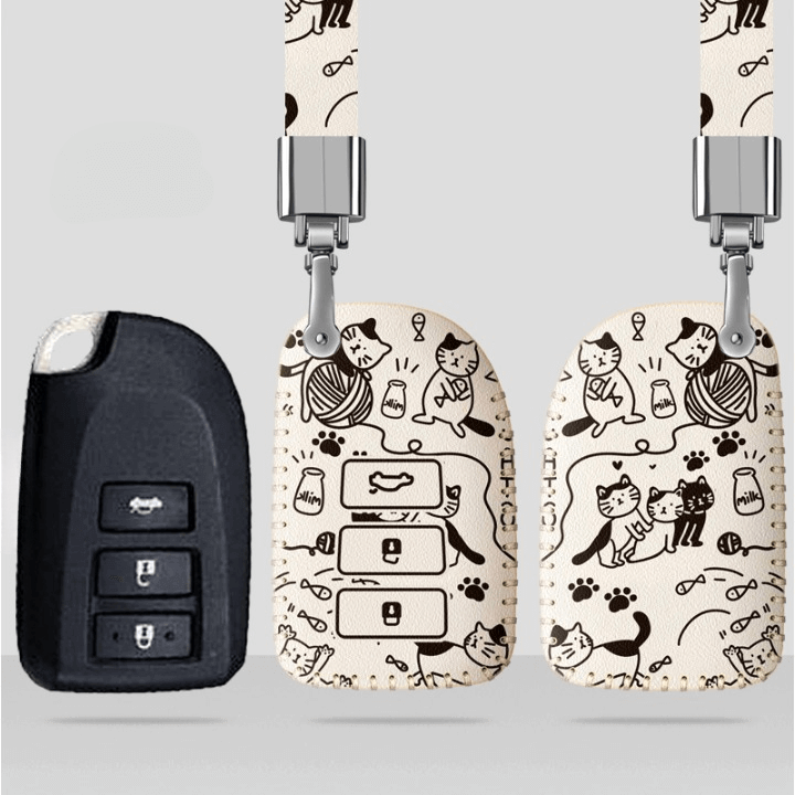 【トヨタ】デフォルメアニマルキーケース【ハイエース】