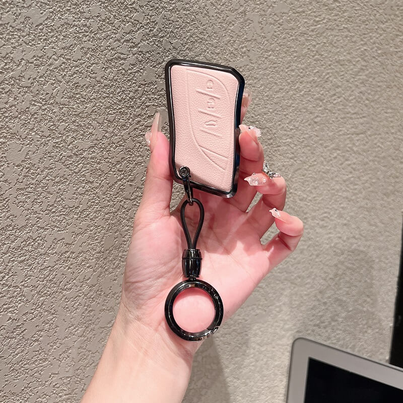 【レクサス】ブラックリング付きスマートキーケース【NX UX RX】