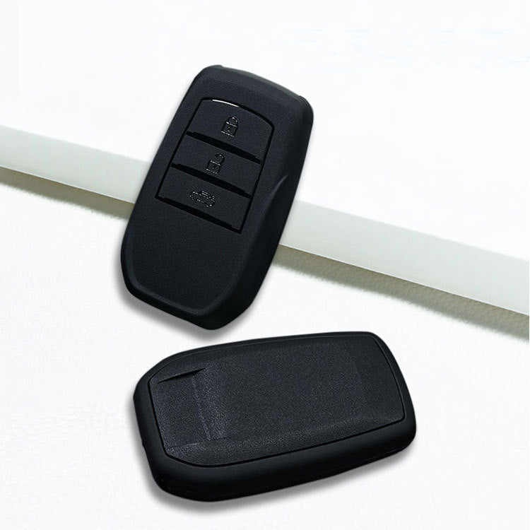 【トヨタ】シンプルブラックキーケース〔Eタイプ〕