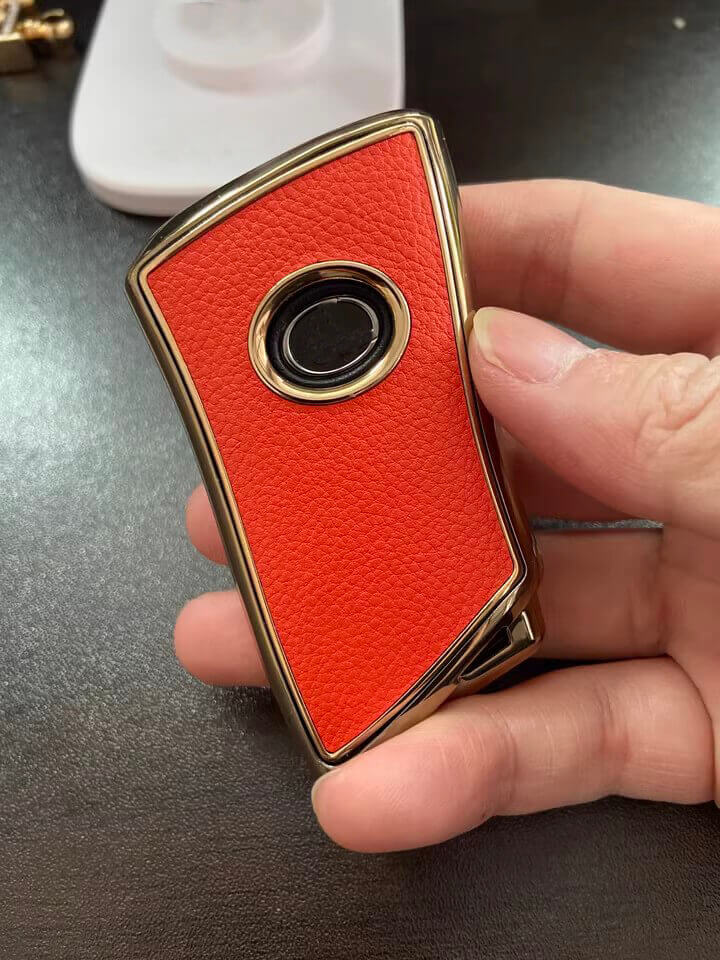 【レクサス】キーリング付きカラフルレザースマートキーケース〔Aタイプ〕