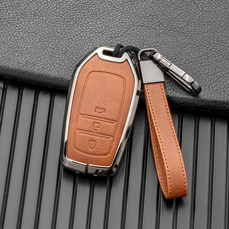 【トヨタ】レザーメタリックスマートキーケース〔Eタイプ〕