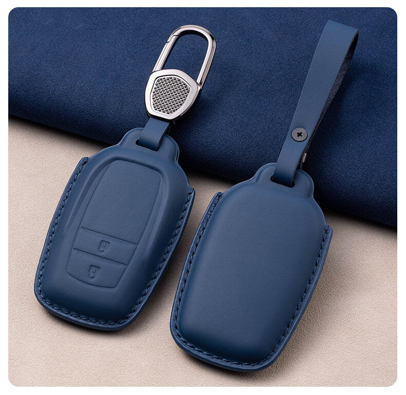 【トヨタ】バックル付きレザーキーケース〔Eタイプ〕