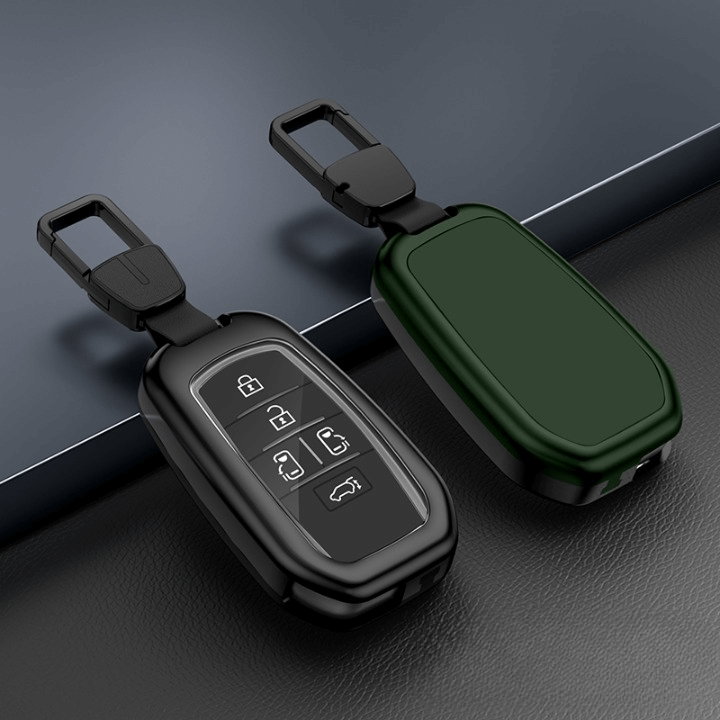 【トヨタ】バックルタイプブラックシールドキーケース〔Eタイプ〕