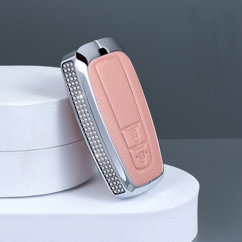 【トヨタ】超人気！ビジューストーン&レザースマートキーケース〔Fタイプ〕