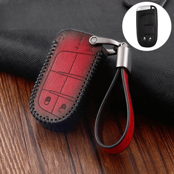 NEW【スズキ】ヴィンテージレザースマートキーケース〔Jeep〕