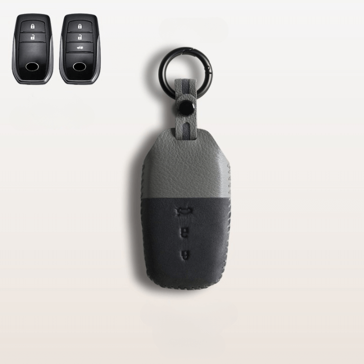 【トヨタ】ツートンカラーレザースマートキーケース〔Eタイプ〕