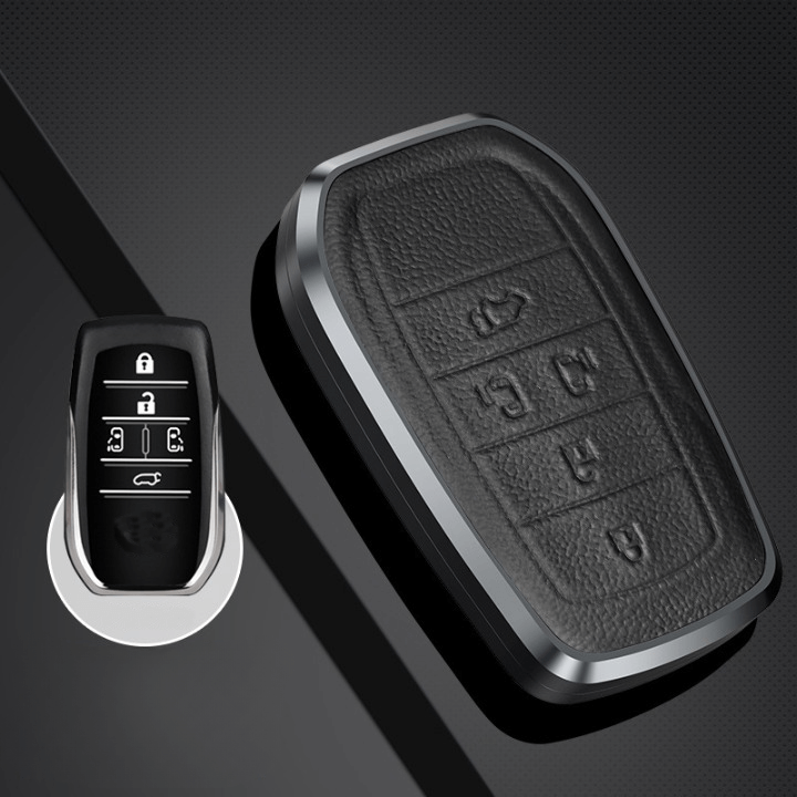 【トヨタ】メタルカバーレザーキーケース 〔Eタイプ〕