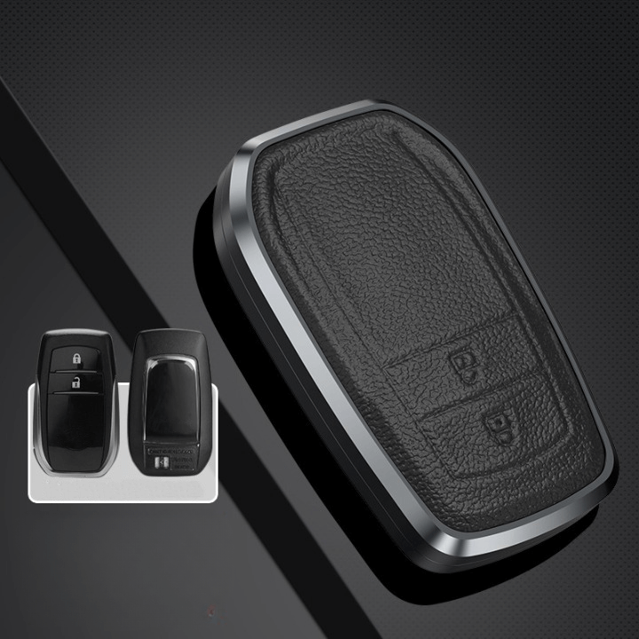 【トヨタ】メタルカバーレザーキーケース 〔Eタイプ〕