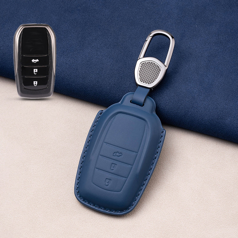 【トヨタ】バックル付きレザーキーケース〔Eタイプ〕