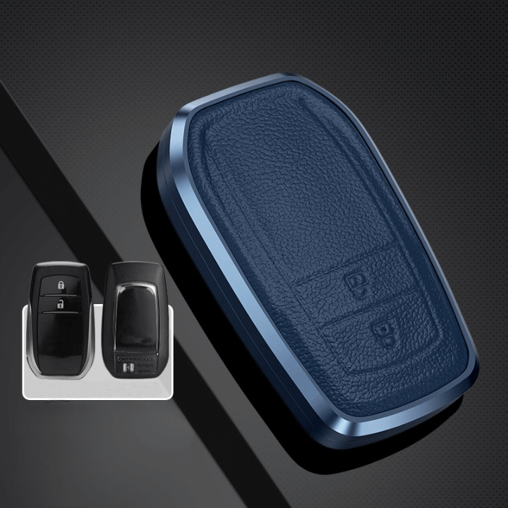 【トヨタ】メタルカバーレザーキーケース 〔Eタイプ〕