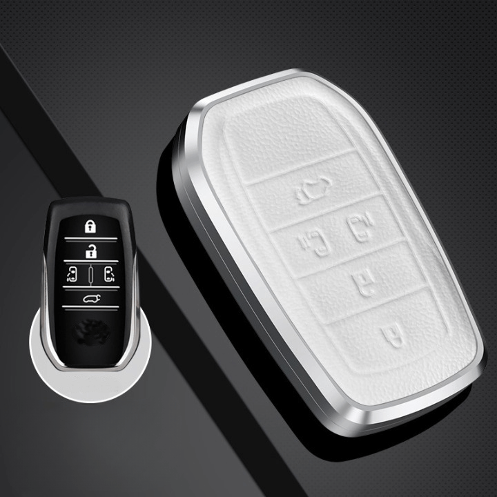 【トヨタ】メタルカバーレザーキーケース 〔Eタイプ〕