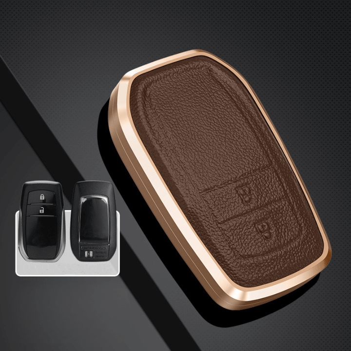 【トヨタ】メタルカバーレザーキーケース 〔Eタイプ〕