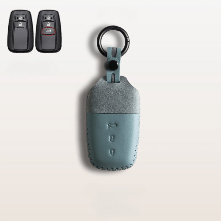 【トヨタ】ツートンカラーレザースマートキーケース〔Fタイプ〕